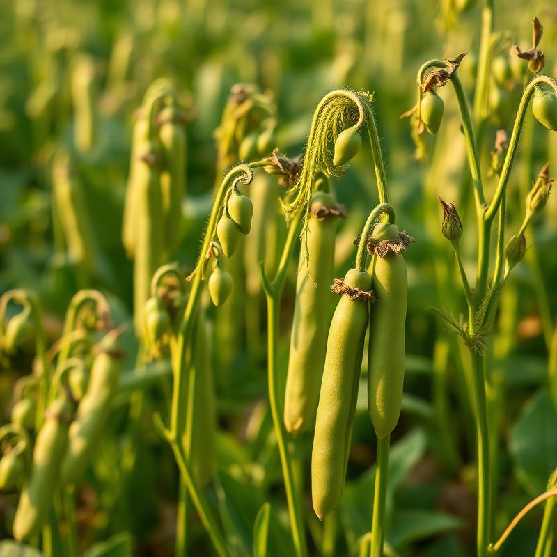 Peas crop at Highfield Farms